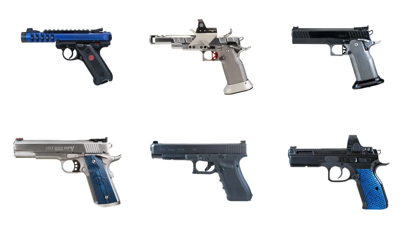 What is a Division Group, and what kinds of pistols are used in each Division?